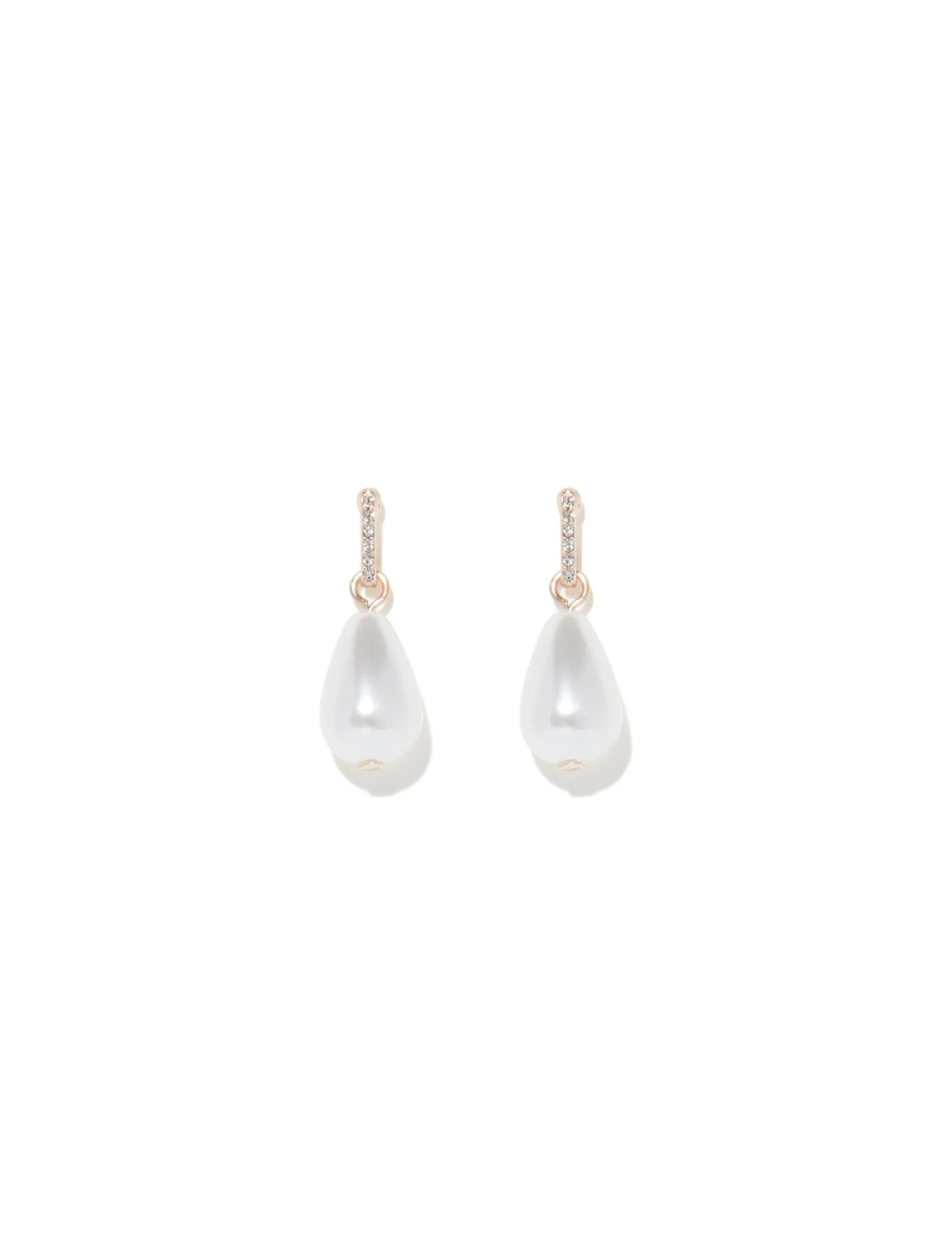 Abby Tear Drop Pearl Earrings