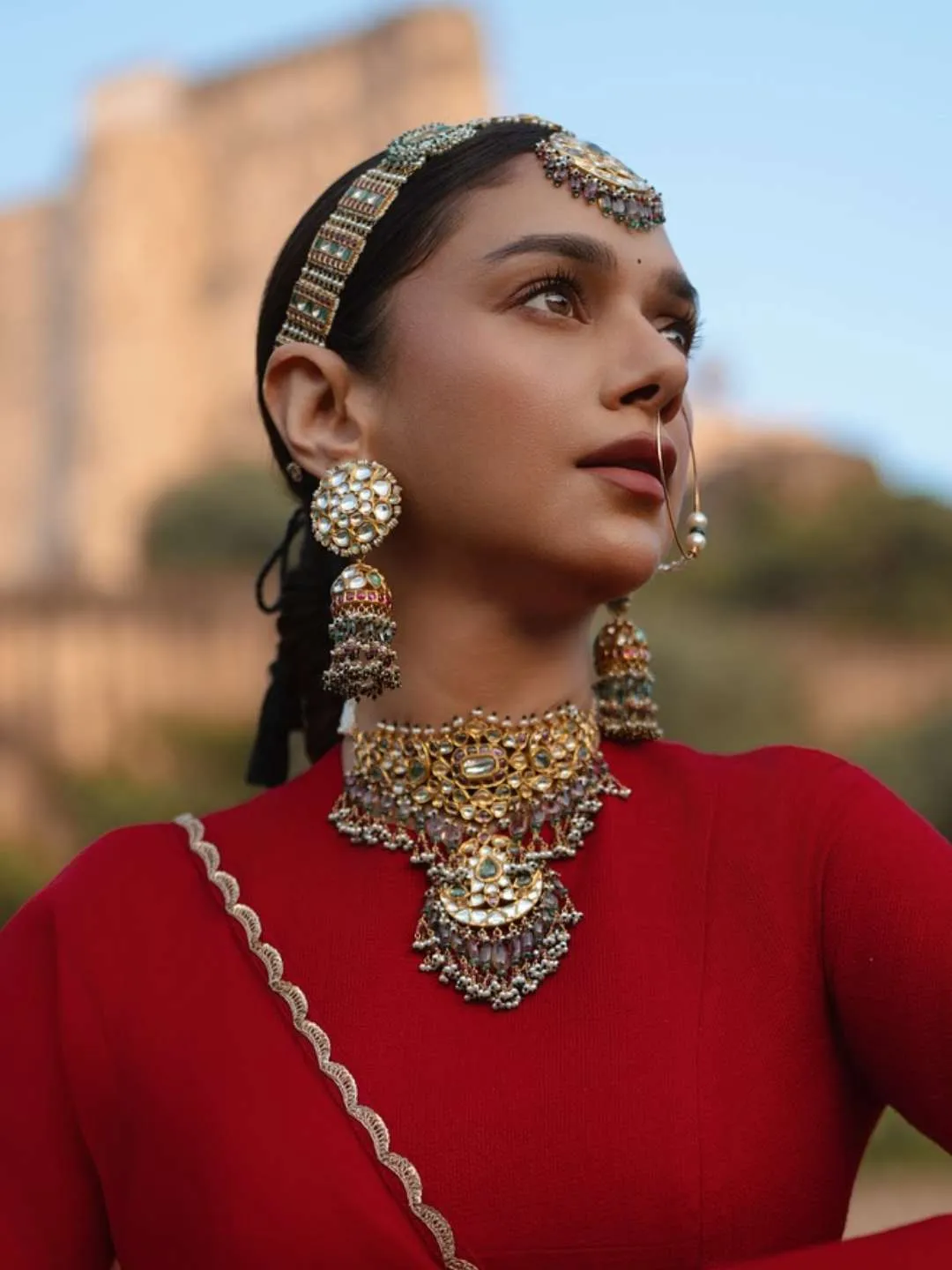 Aditi Rao Hydari Wedding Look Inspired Jwellery