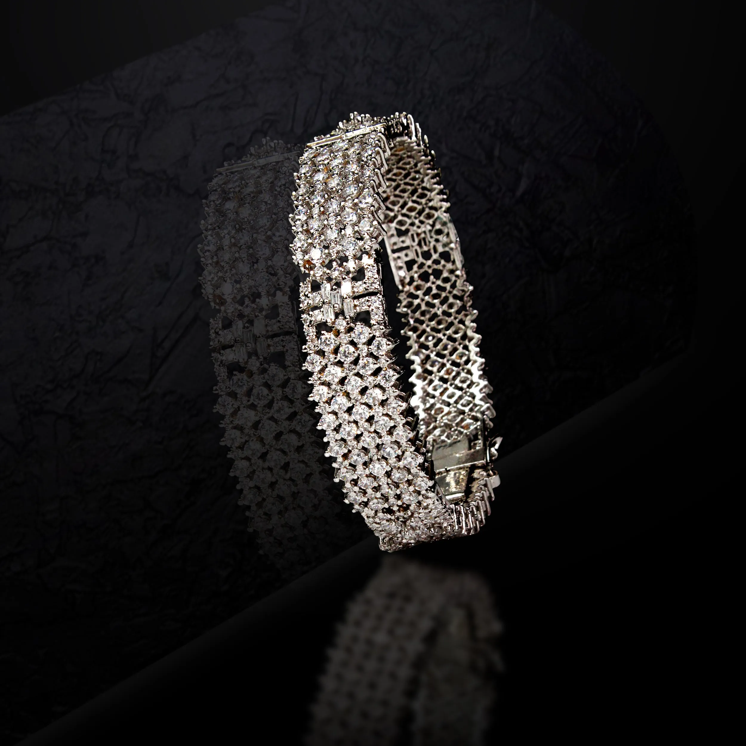 Bangle in Cubic Zircons