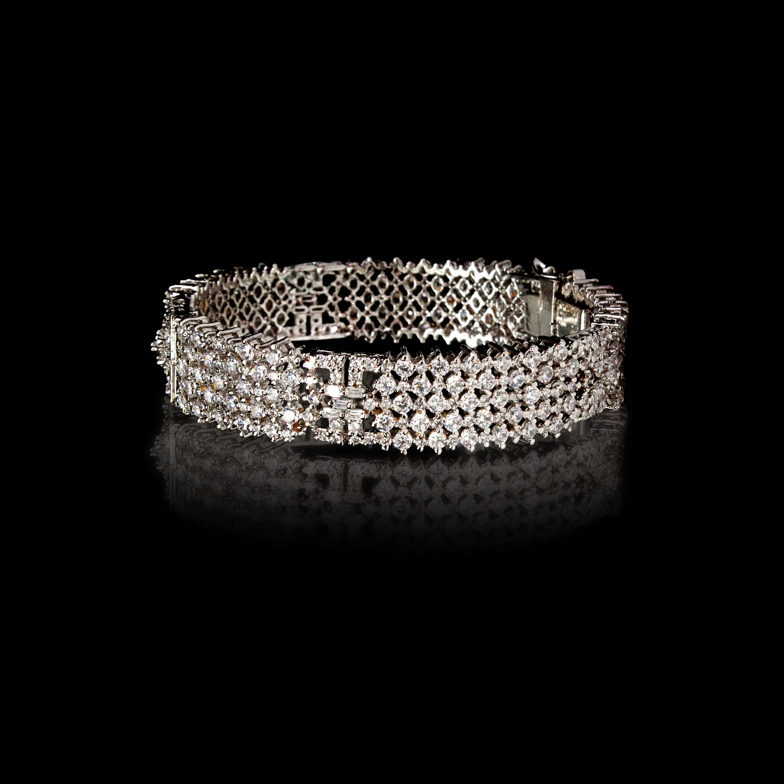 Bangle in Cubic Zircons