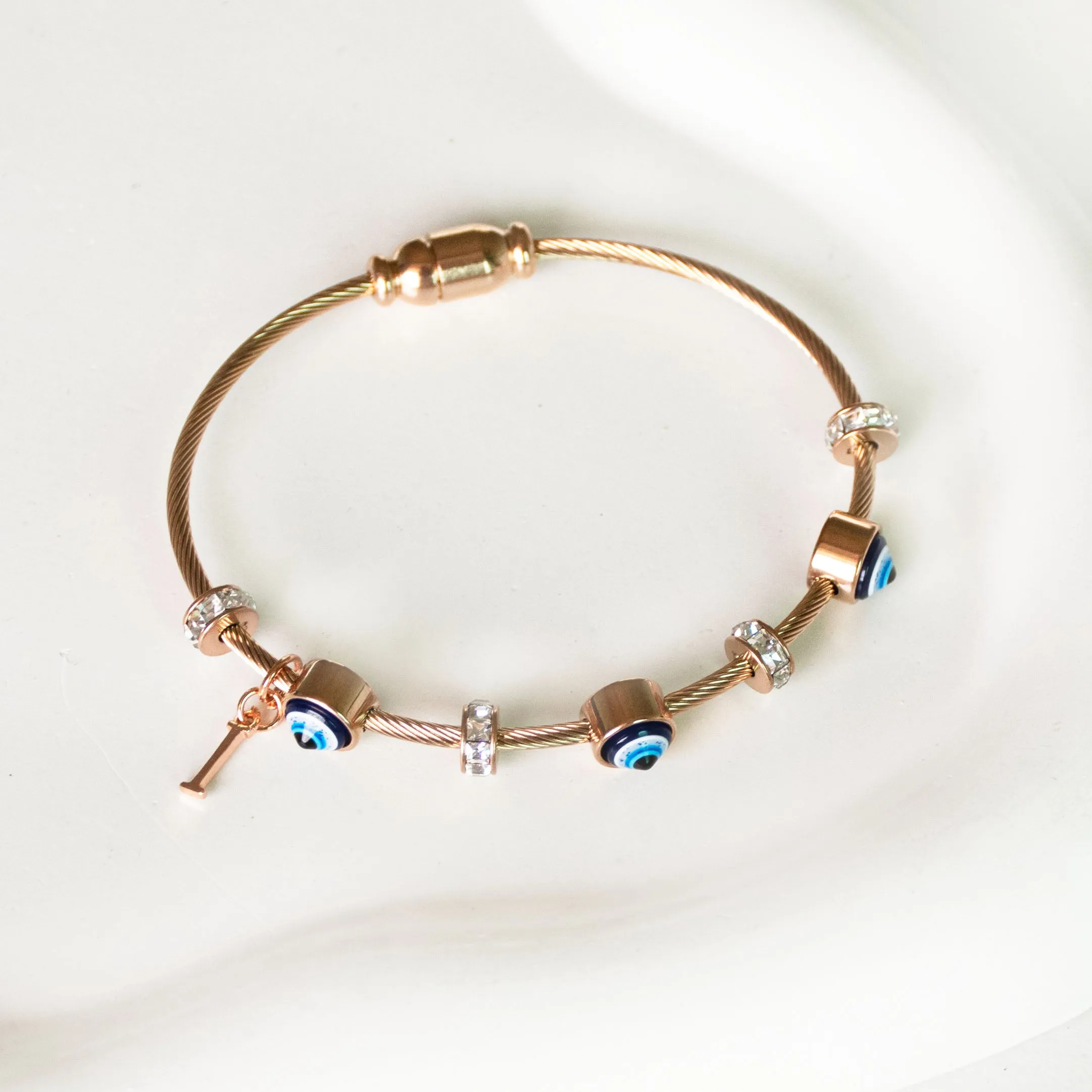 Classic Evil Eye With Personalized Initial