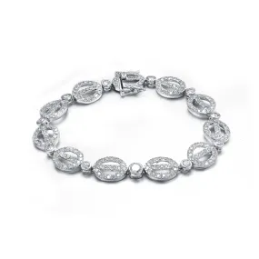 Collette Z Sterling Silver Cubic Zirconia Scepter Bracelet
