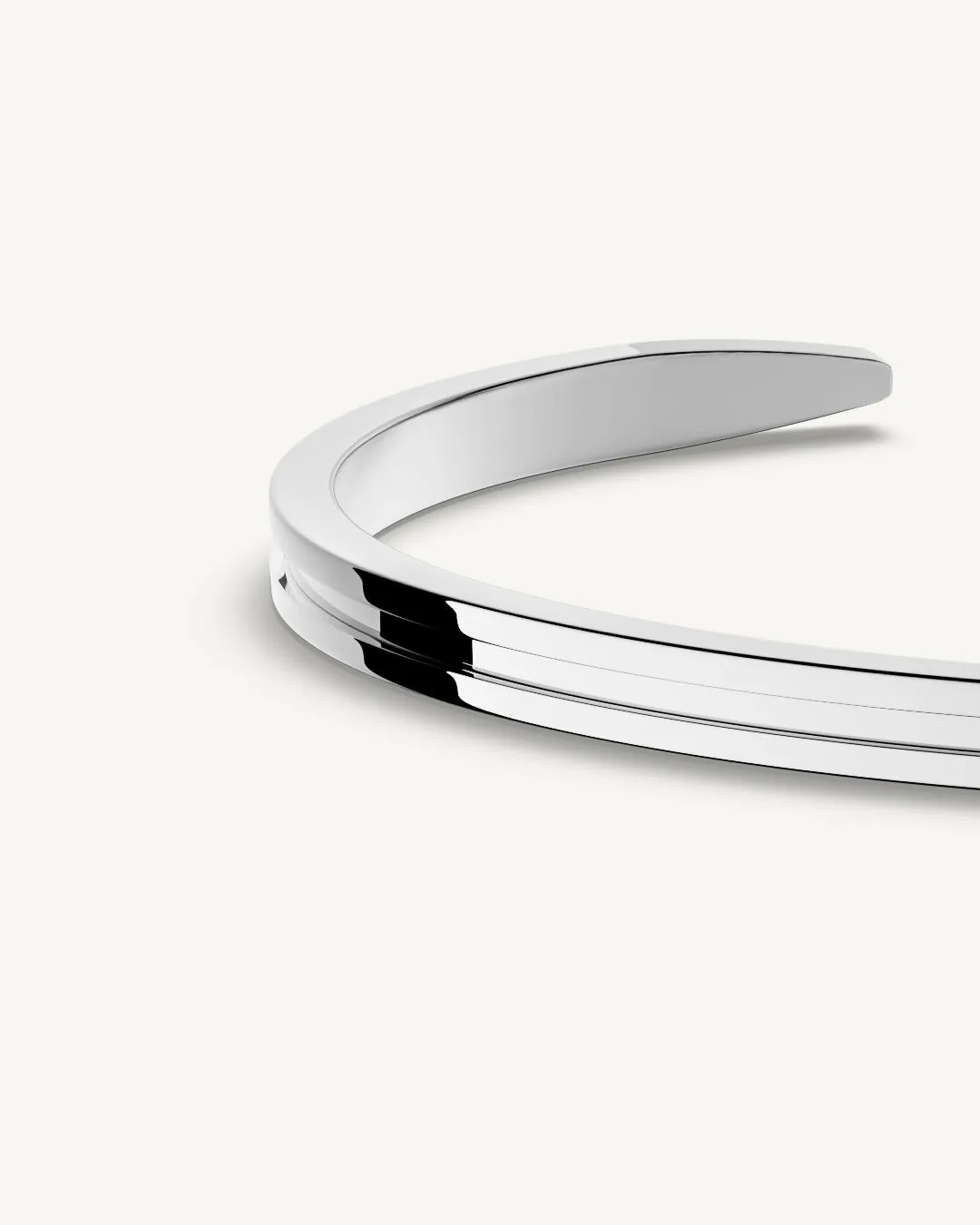 Demure Bangle Sterling Silver