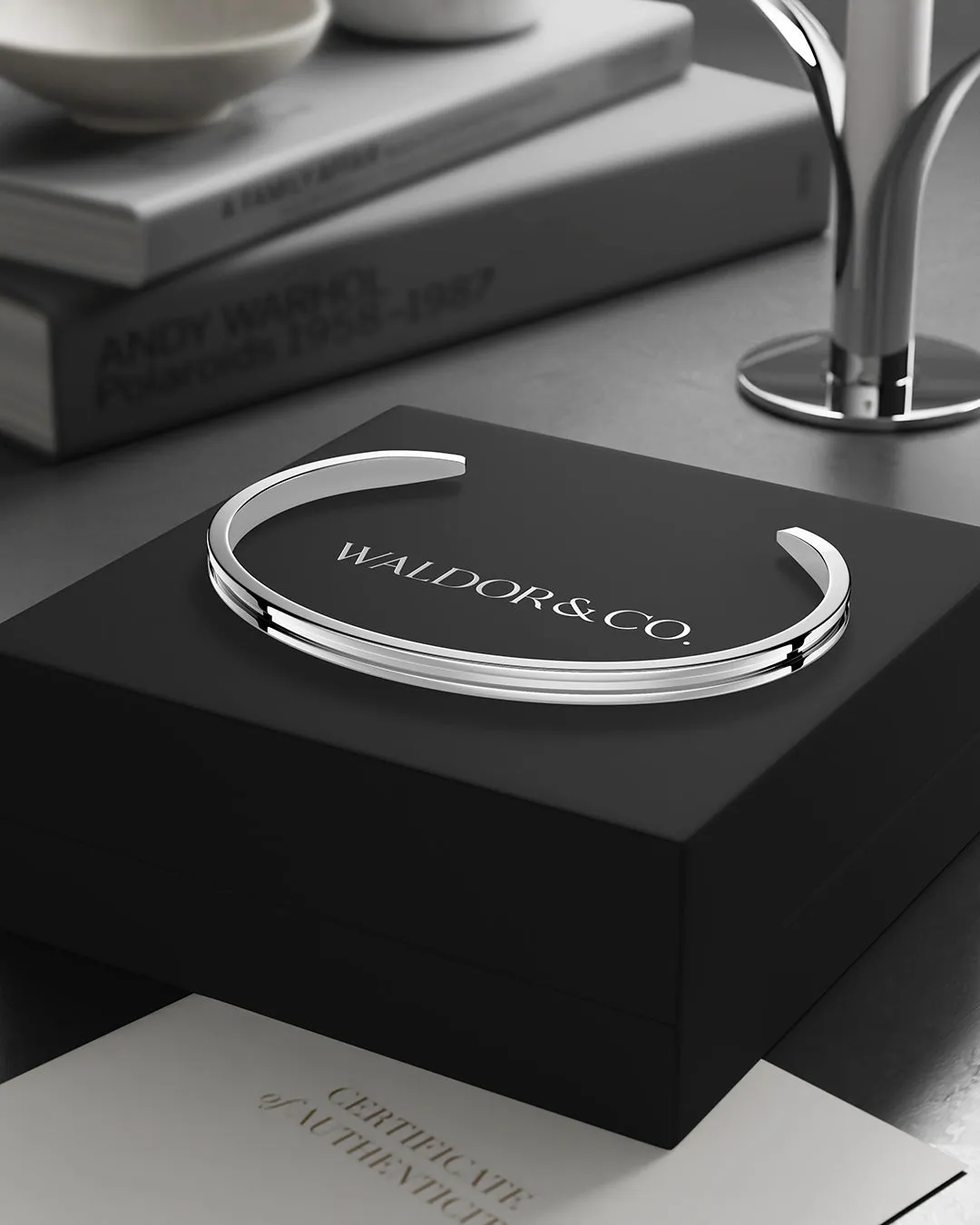 Demure Bangle Sterling Silver