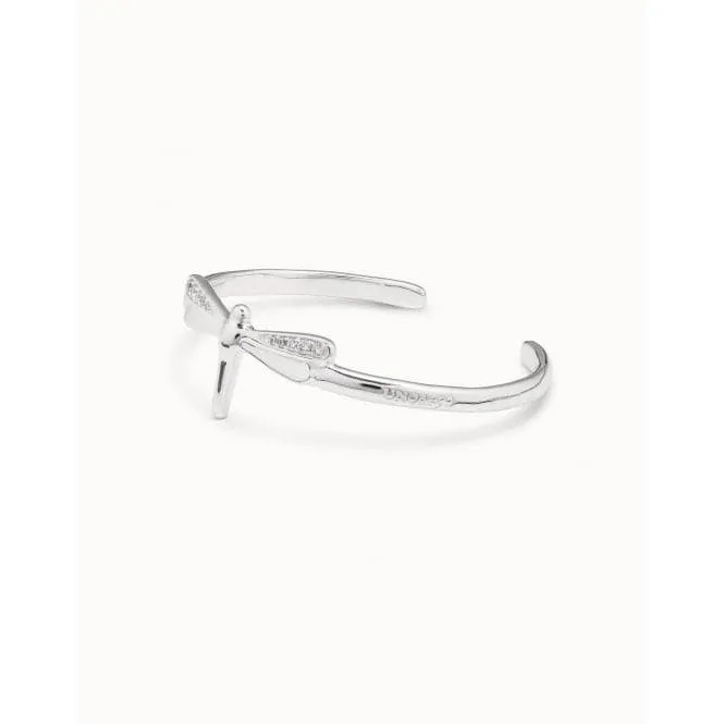 Fortune Topaz White Brass Faceted Crystal Bracelet