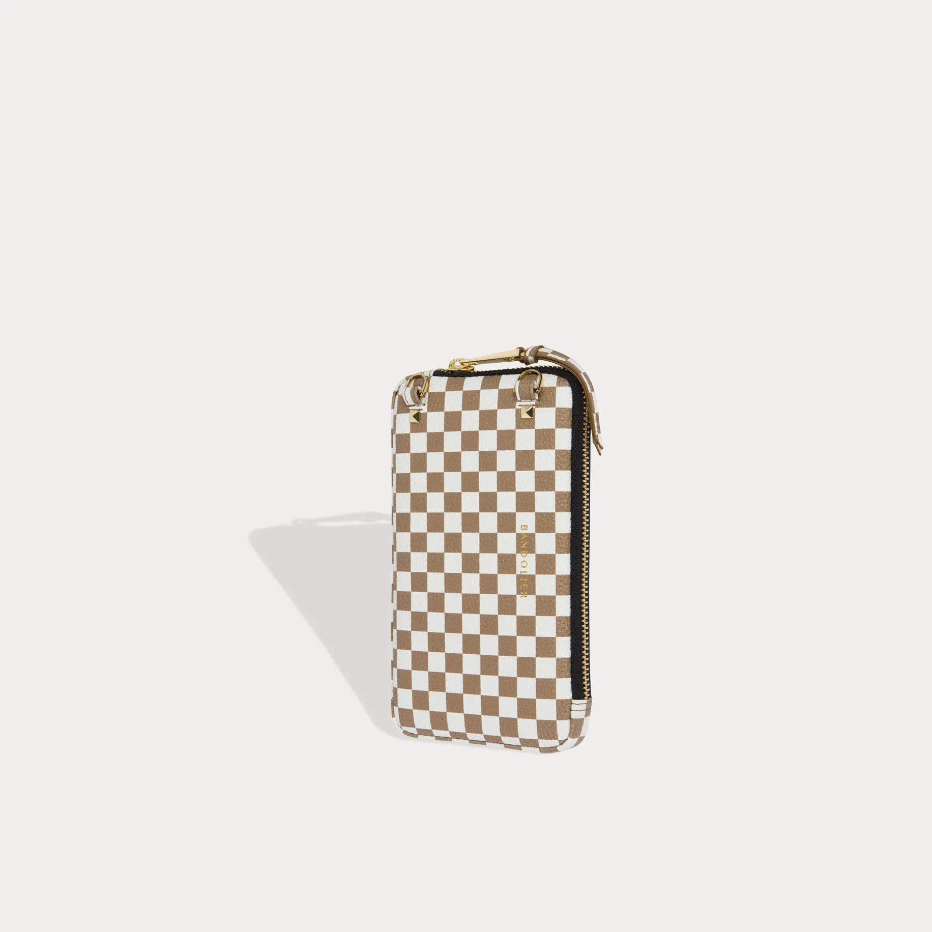 Hailey Expanded Set - Taupe Checker/Gold