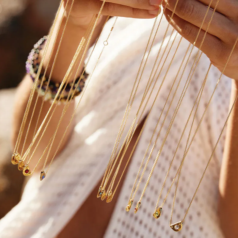 JULY BIRTHSTONE NECKLACE