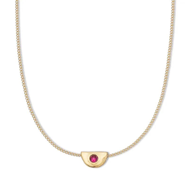 JULY BIRTHSTONE NECKLACE