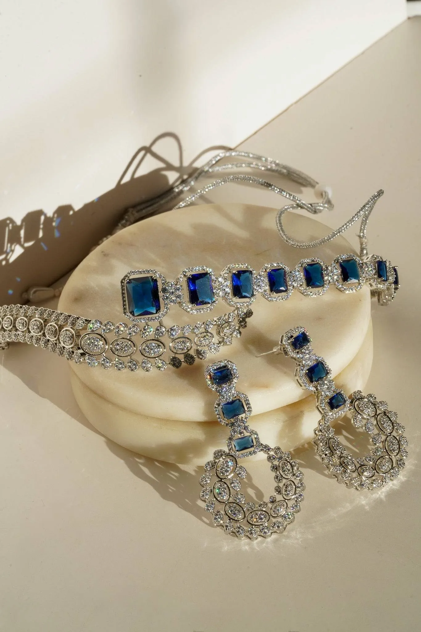 Mahi - Asymmetrical Choker Necklace Set