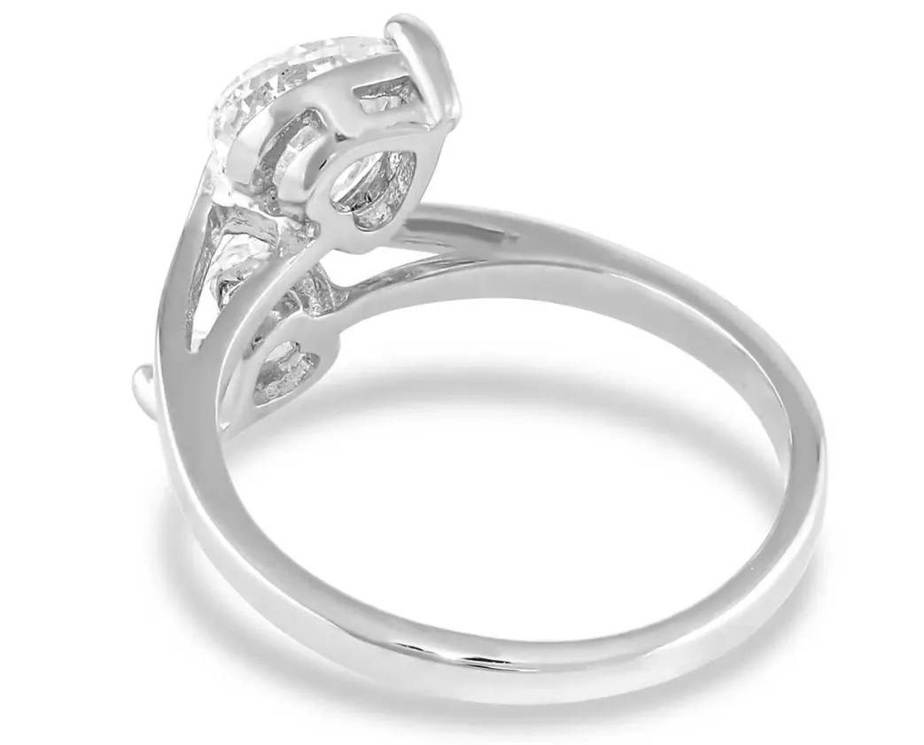 Montanta Silversmiths Women's Lily Pad Crystal Wrap Ring RG5197