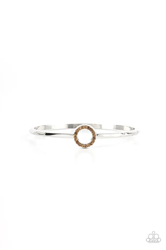 Paparazzi Bracelet ~ Center COUTURE - Brown