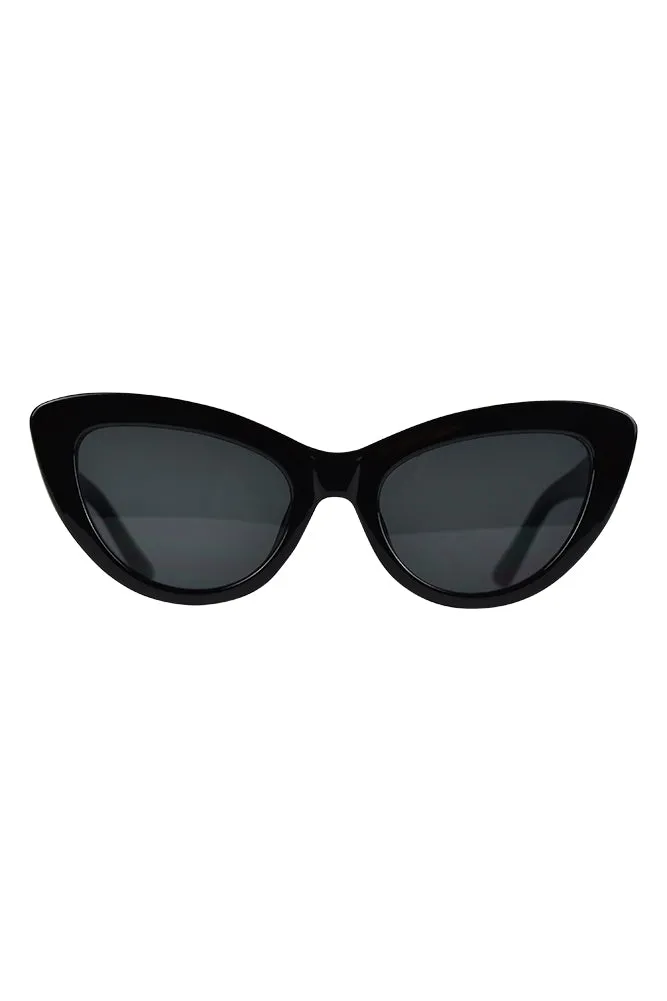 PETA   JAIN Georgina Sunglasses Black