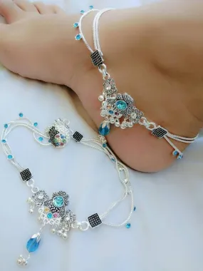 Royal looks Rajasthani Payal or Anklets for Women and Girls.