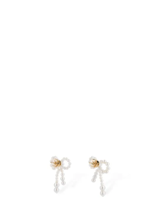 Sophie Bille Brahe   Rosette De Perles 14kt &amp; Pearl earrings 