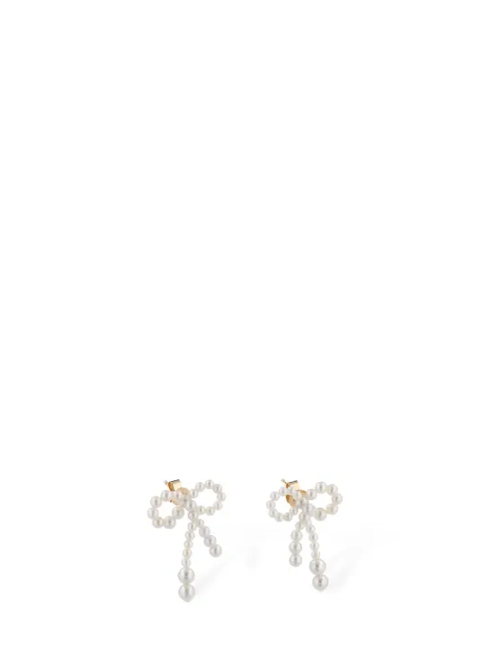 Sophie Bille Brahe   Rosette De Perles 14kt &amp; Pearl earrings 