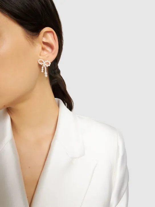 Sophie Bille Brahe   Rosette De Perles 14kt &amp; Pearl earrings 