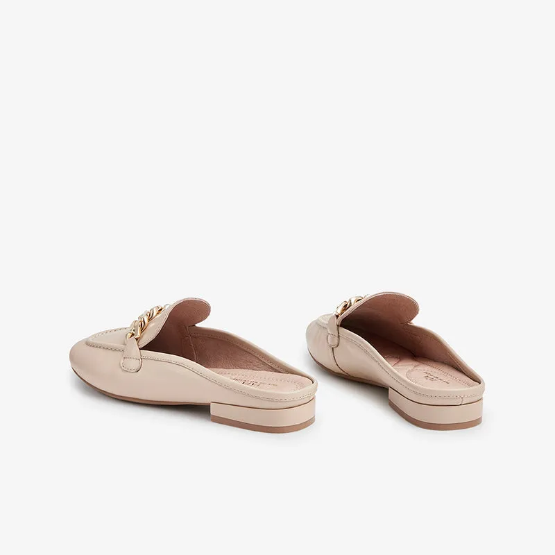 Square Heel Mules