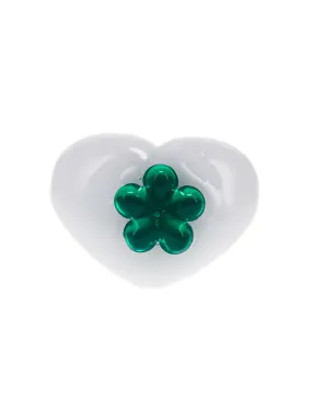 WHITE RAINBOW LUCKY RING