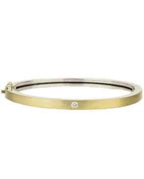 Yellow Gold Thin Valery Bangle