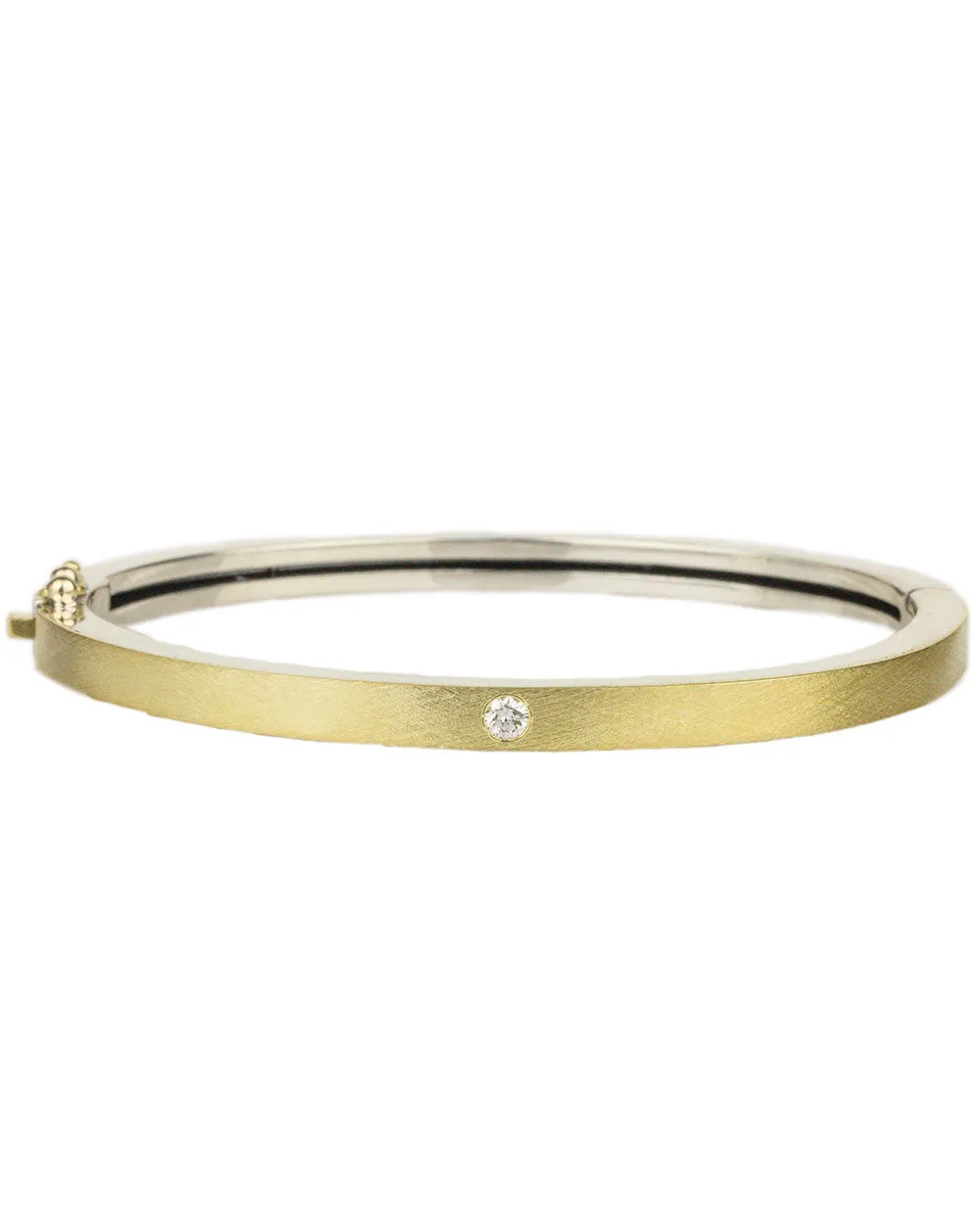 Yellow Gold Thin Valery Bangle